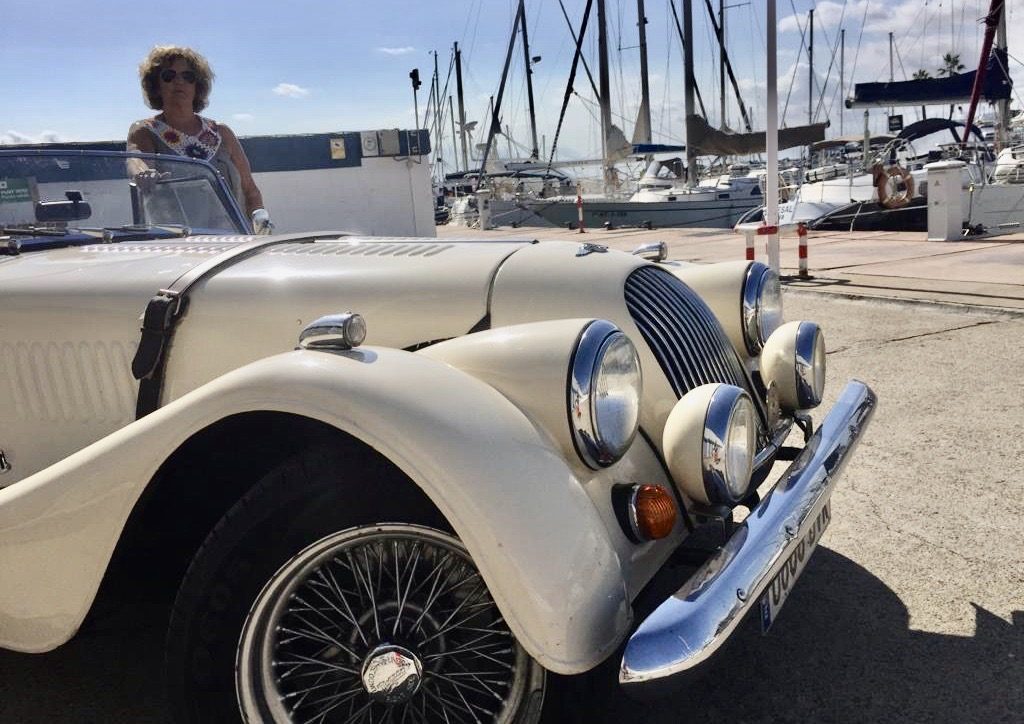 Edusrdo y Nuri, desde Port Balís de Sant Andreu.
