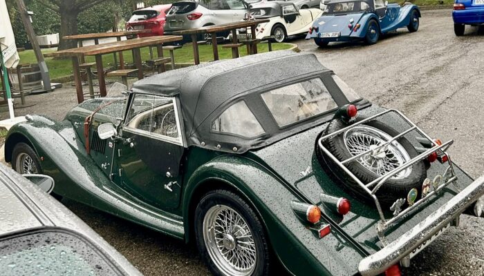 Lluvia y granizo en la Sierra de Guadarrama